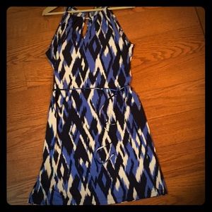 Banana Republic Blue, black & white Dress